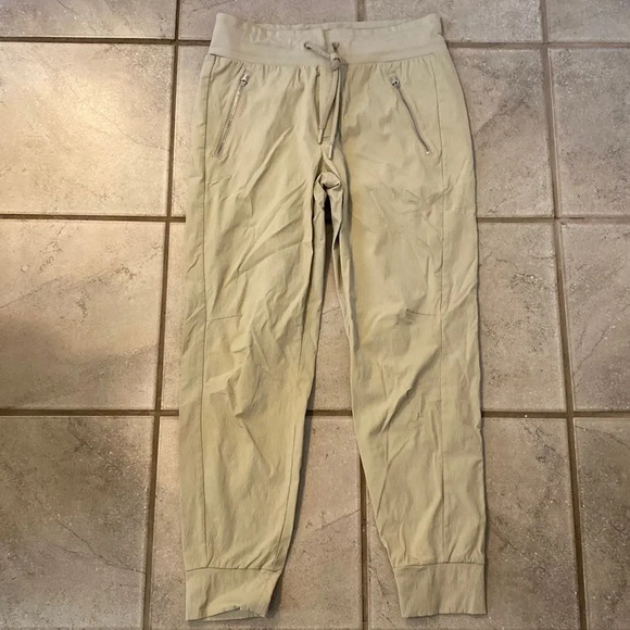 Athleta Women’s 6 Trekkie North Joggers Elastic Waist Drawstring Zip Pockets - Picture 1 of 7